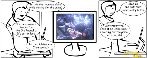 Swtor webcomic Why we do what we do part 2